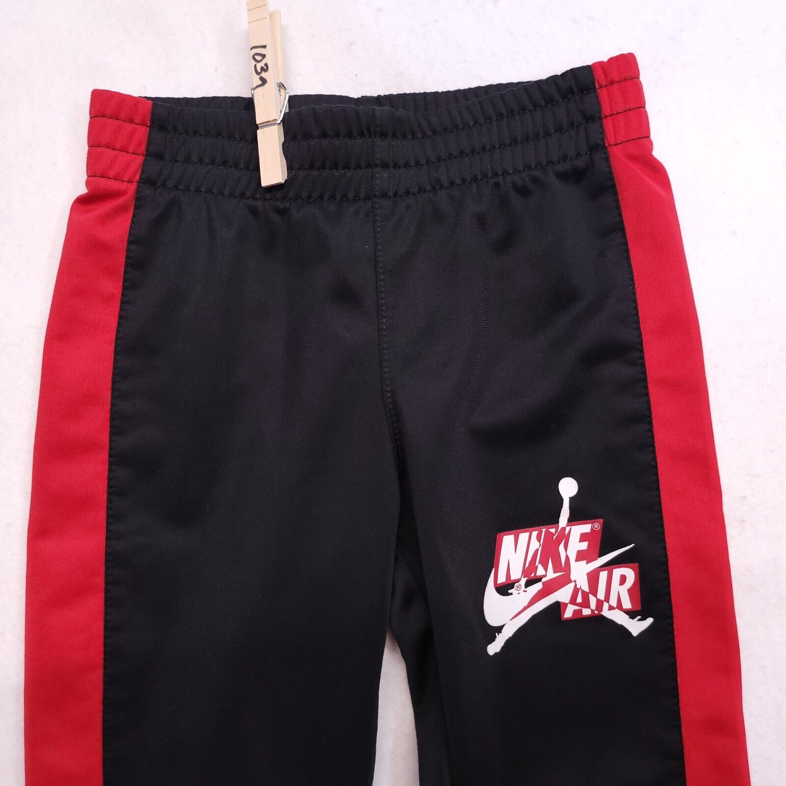 Nike Air Jordan Active Running Pull On Athletic Pants Youth Boys Size 4 Black